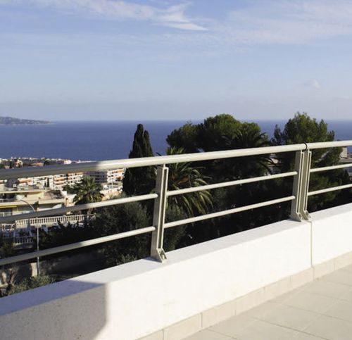 Aluminium-Geländer - La Toulousaine - Platten / für Außenbereich / für Terrasse