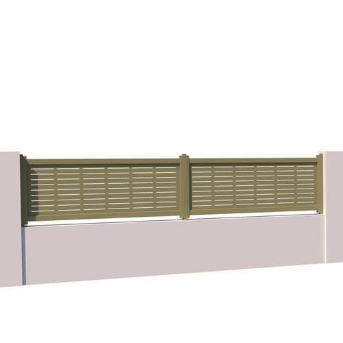 Lochblechzaun - SÈTE - La Toulousaine - für Wohnhaus / Aluminium / rechteckig
