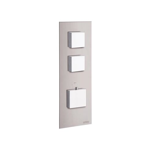 Einhebelmischer für Dusche - 21020-CR - CARIMALI design shower_space - wandmontiert / thermostatisch / aus verchromtem Metall