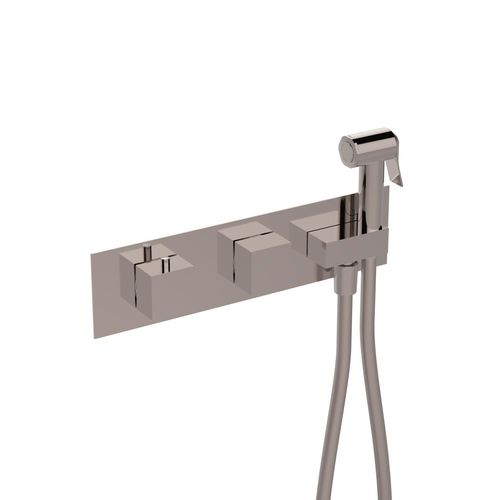 Einhebelmischer für Dusche - 19810/C-120-CR - CARIMALI design shower_space - wandmontiert / thermostatisch / aus verchromtem Metall