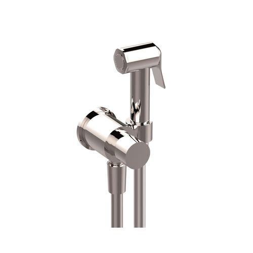 Runde Handdusche - MINI - CARIMALI design shower_space - Messing / Chromoberfläche / mit Filter