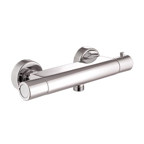 Einhebelmischer für Dusche - RIGOLETTO - CARIMALI design shower_space - wandmontiert / thermostatisch / aus verchromtem Metall