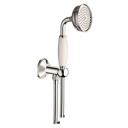 Runde Handdusche - DUPLEX COLONIAL - CARIMALI design shower_space - Messing / Chromoberfläche