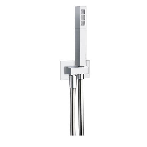 Quadratrohr-Handdusche - DUPLEX SQUARE - CARIMALI design shower_space - Messing / Chromoberfläche