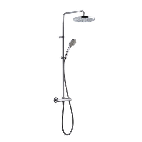 Thermostatische Duschsäule - RIGOLETTO STICK - CARIMALI design shower_space - Chromoberfläche / wandmontiert / modern