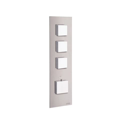 Einhebelmischer für Dusche - ILQUADRO  - CARIMALI design shower_space - wandmontiert / thermostatisch / aus verchromtem Metall