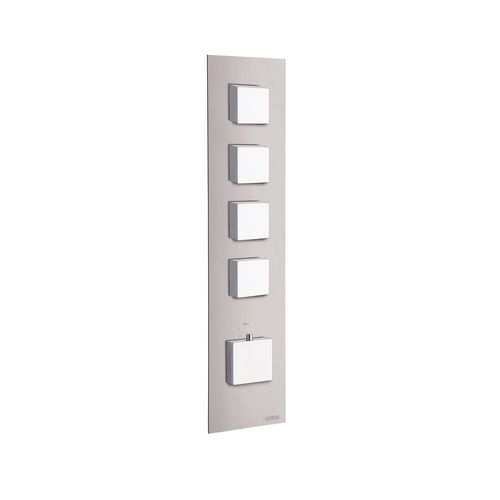 Einhebelmischer für Dusche - 21040-CR - CARIMALI design shower_space - wandmontiert / thermostatisch / aus verchromtem Metall