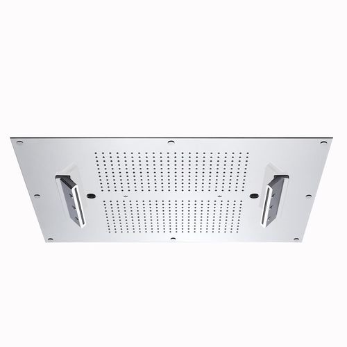 Deckenmontierter Duschkopf - 23070X-CRX - CARIMALI design shower_space - rechteckig / Regenstrahl / Wasserfall