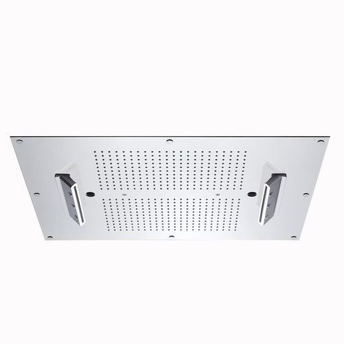 Deckenmontierter Duschkopf - 23070XN/S-CRX - CARIMALI design shower_space - quadratisch / Regenstrahl