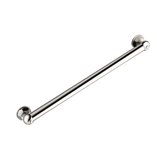 Messing-Stützgriff - 70170C60-CR - CARIMALI design shower_space - Chrom / gerade / wandmontiert