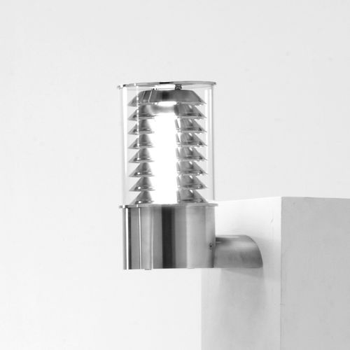 Moderne Wandleuchte - MISTRAL  - Inverlight Srl - für Außenbereich / Edelstahl / zylinderförmig
