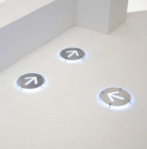 Bodeneinbauleuchte - FOLLOW ME - Inverlight Srl - für Wandeinbau / LED / rund