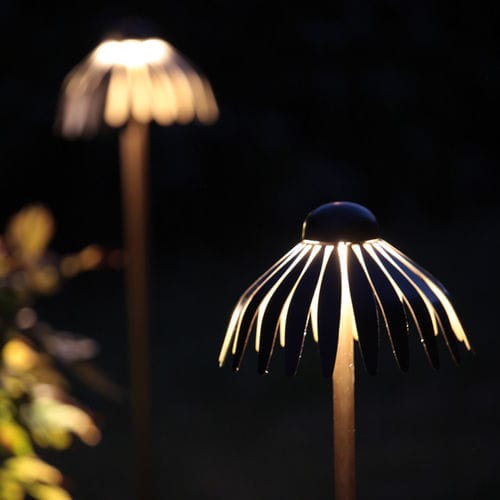 Leuchtpoller für Garten - MADAMA BUTTERFLY - Inverlight Srl - modern / Edelstahl / Opal