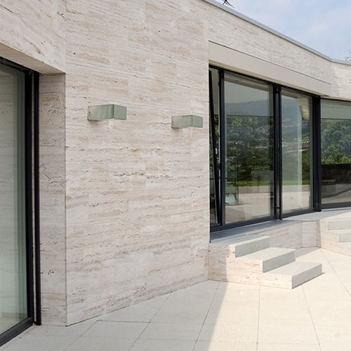 Moderne Wandleuchte - RIGOLETTO - Inverlight Srl - für Außenbereich / Glas / Edelstahl