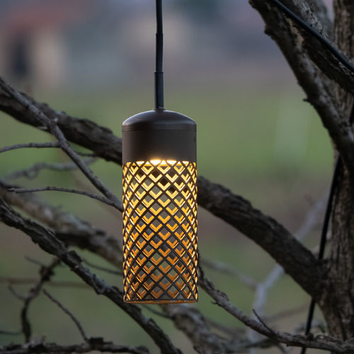 Hängelampe - MANTRA MINI - Inverlight Srl - Polycarbonat / Edelstahl / modern