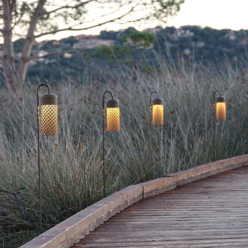 Leuchtpoller für Garten - MANTRA MINI - Inverlight Srl - modern / Edelstahl / LED