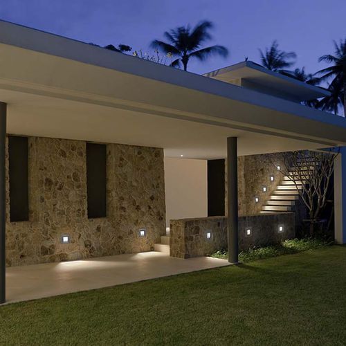 Wandeinbauleuchte - RASCASSE 13 - Inverlight Srl - LED / quadratisch / IP67
