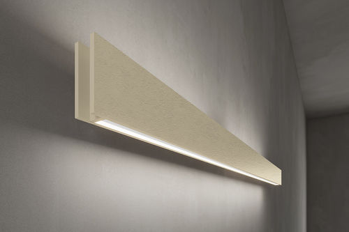 Design-Wandleuchte - INGLET - Fiora - für den Innenraum / Beton / rechteckig