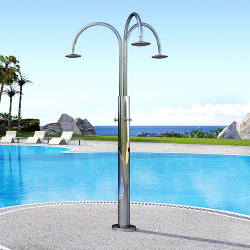 Außendusche für Pool - MELODY CYLINDER 3B - Inoxstyle - Edelstahl
