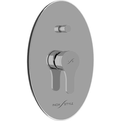 Einhebelmischer für Dusche - SORRENTO R MD - Inoxstyle - wandmontiert / Edelstahl / für Außenbereich
