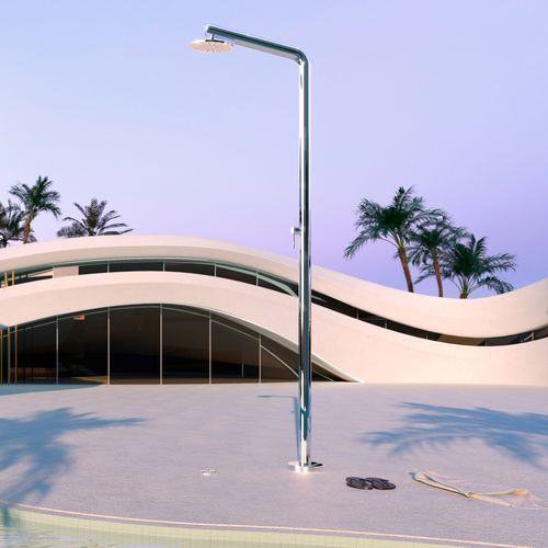 Außendusche für Pool - RIVA M - Inoxstyle - Multifunktion / klassisch / polierter Edelstahl