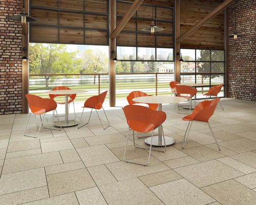 Moderner Stuhl - CHAIR - THE BATTERY COLLECTION - Maglin Site Furniture - für Außenbereich / für den Innenraum / aus lackiertem Metall