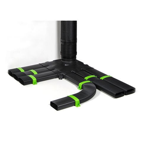 Elastischer Lüftungskanal - EASYFLOW - VASCO - HDPE