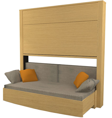 Bettsofa - LIFTSECURITY - modern / mehrfarbig / Holz