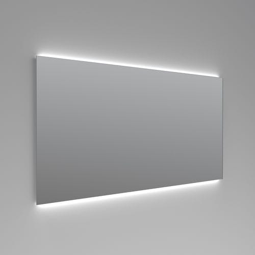 Wandmontierter Spiegel für Badezimmer - FILOQUADRO LIGHT - SIGN - modern / rechteckig / Stahl