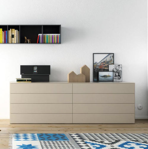 Moderne Kommode - S1  - VIVE - MUEBLES VERGE S.L. - Holz / MDF / modular