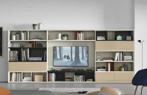 Moderne Wohnwand - EST108 - VIVE - MUEBLES VERGE S.L. - Holz