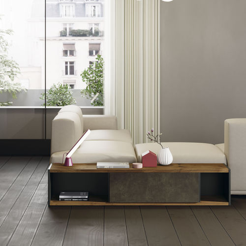 Niedriges Regal - Est116 - VIVE - MUEBLES VERGE S.L. - modern / lackiertes Holz / Keramik