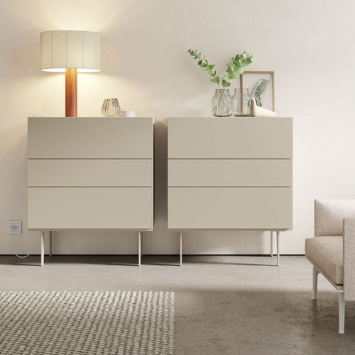 Modernes Sideboard - ON APARADOR 10 - VIVE - MUEBLES VERGE S.L. - mattlackiertes Holz / maßgefertigt / mit Schubladen