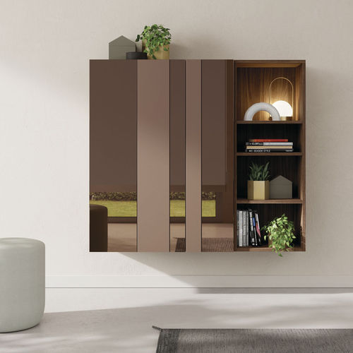 Wandmontiertes Sideboard - ON APARADOR 13 - VIVE - MUEBLES VERGE S.L. - modern / Nussbaum / mattlackiertes Holz