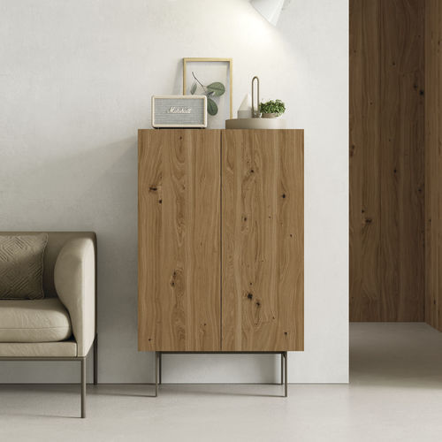 Hohes Sideboard - COMPACT APARADOR 22 - VIVE - MUEBLES VERGE S.L. - modern / Eiche / Holzfurnier