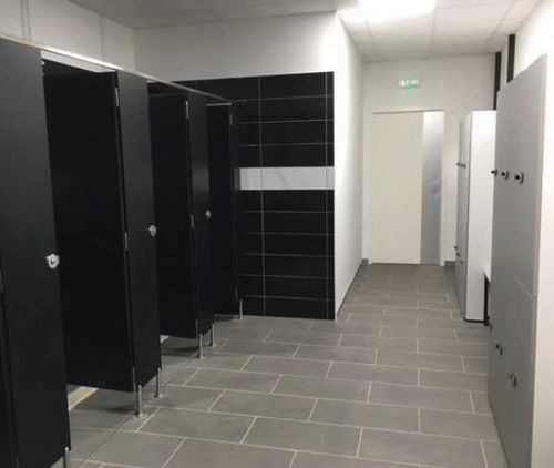 Laminat-Sanitärkabine - MEGABLOK S.A. - für Toiletten / für öffentliche Einrichtungen