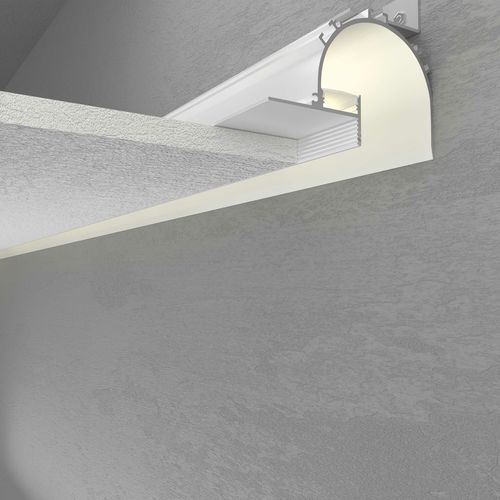 Eingebautes Beleuchtungsprofil - CARACAS - Luz Negra - Wand / LED / Aluminium