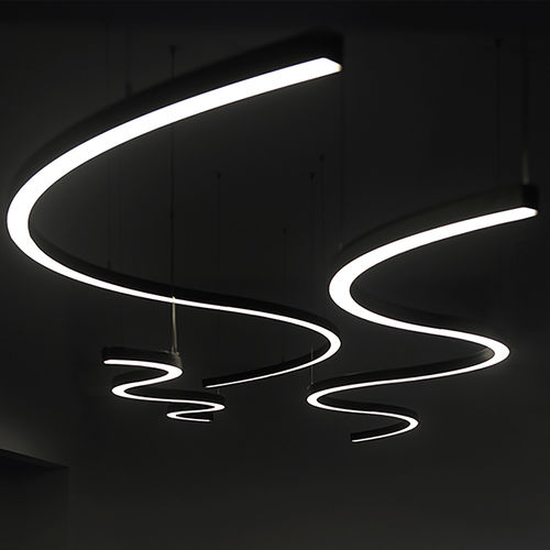 Hängeleuchte - SKYLED SATURNO - Luz Negra - LED / gebogen / IP20