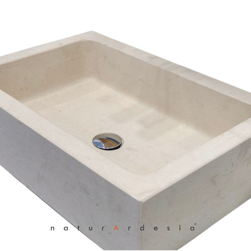 Aufsatzwaschbecken - VIRGINIA IN PERLA STONE - MAP Slate Srl - Naturstein / nach Maß / Made in Italy
