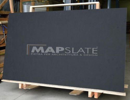 Schiefersteinplatte - BLACK SLATE SLABS  - MAP Slate Srl - schwarz