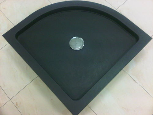 Duschwanne für Eckeinbau - LIGURE SLATE CUSTOMIZED - MAP Slate Srl - zum Aufstellen / Naturstein / rutschfest