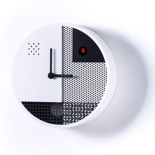 Moderne Uhr - CIPI - DIAMANTINI & DOMENICONI - wandmontiert / Analog / lackiertes Holz