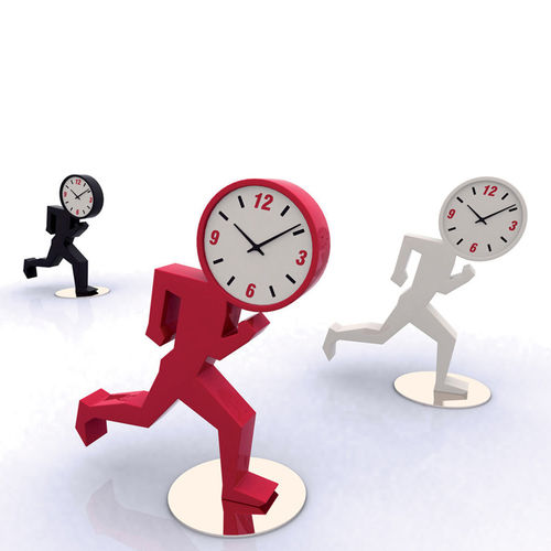 Moderne Uhr - UOMINO - DIAMANTINI & DOMENICONI - Tisch / Analog / MDF
