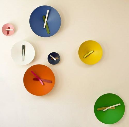 Moderne Uhr - MOZIA - DIAMANTINI & DOMENICONI - wandmontiert / Analog / Aluminium