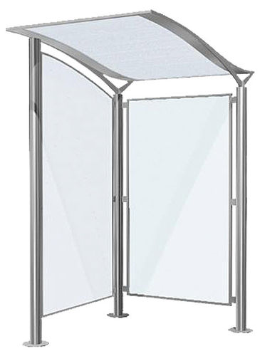 Edelstahl-Buswartehalle - LAVO - Design espaces