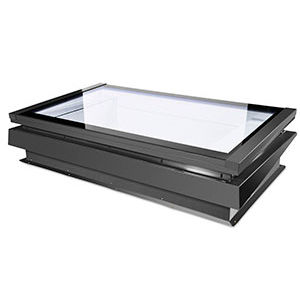 Dachfenster für Glasscheiben - AOV - VITRAL - Rauchabzug / für Lüftung / mit Aufsatzkranz