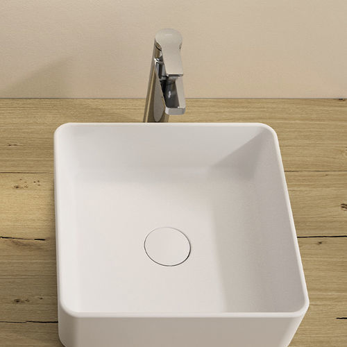 Aufsatzwaschbecken - HERA - Ceramicas Gala - quadratisch / 1-Loch / ohne Notüberlauf