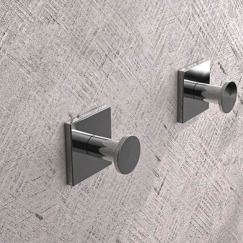 Moderner Garderobenhaken - KAY  - Ceramicas Gala - aus verchromtem Metall / Einpersonen / für Badezimmer