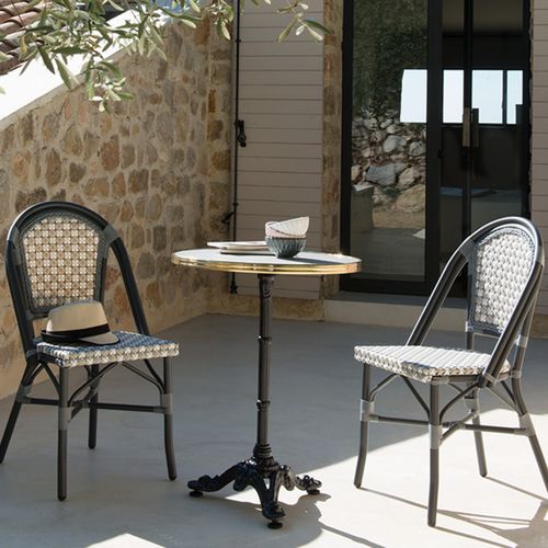 Klassischer Restaurantstuhl - DEMOISELLE - VLAEMYNCK - für Terrasse / für den Innenraum / Korbweide