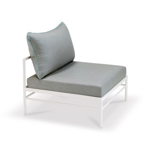 Moderner Kaminsessel - RIVAGE - VLAEMYNCK - Sunbrella® / Batyline® / extrudiertes Aluminium